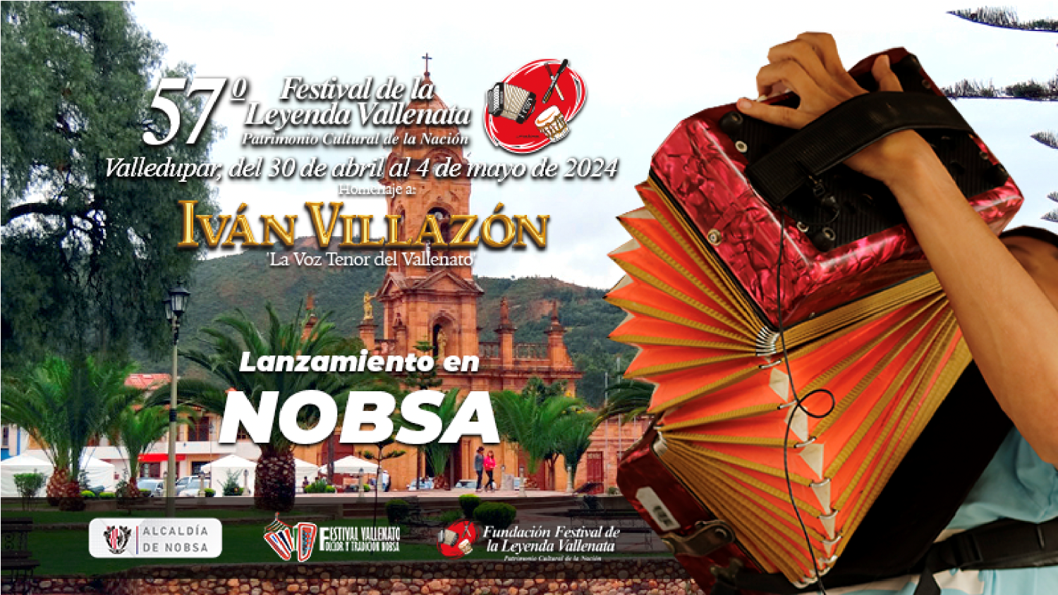 Nobsa, Boyacá, se vestirá de folclor con el lanzamiento del 57° Festival de la Leyenda Vallenata