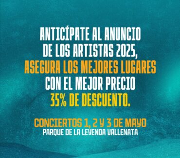 Venta anticipada con el 35% de descuento para los espectáculos musicales del 58° Festival De La Leyenda Vallenata, en homenaje al Rey Vallenato Omar Geles