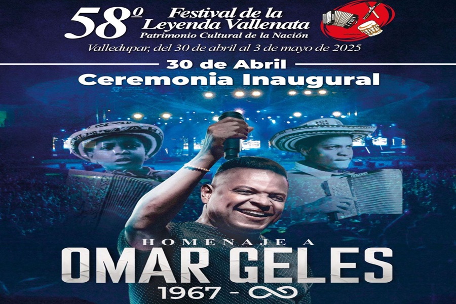 La inauguración del 58° Festival de la  Leyenda Vallenata estará llena de recuerdos y canciones dedicadas al Rey Vallenato Omar Geles