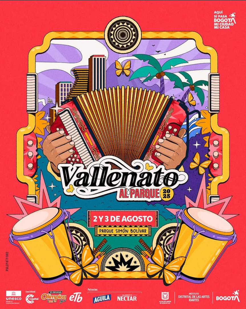 Vallenato al Parque de Bogotá, tendrá la presencia del Festival de la Leyenda Vallenata